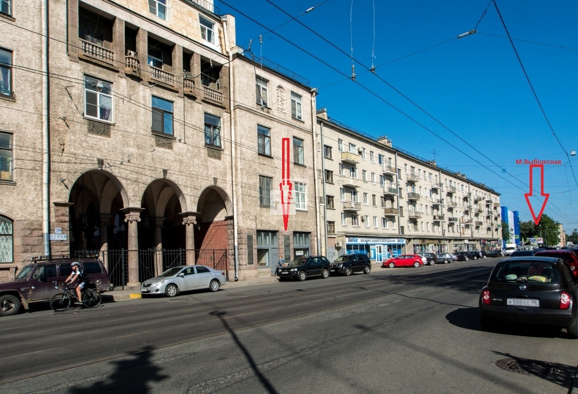 Аренда универсального помещения в шаговой доступности от метро «Выборгская»